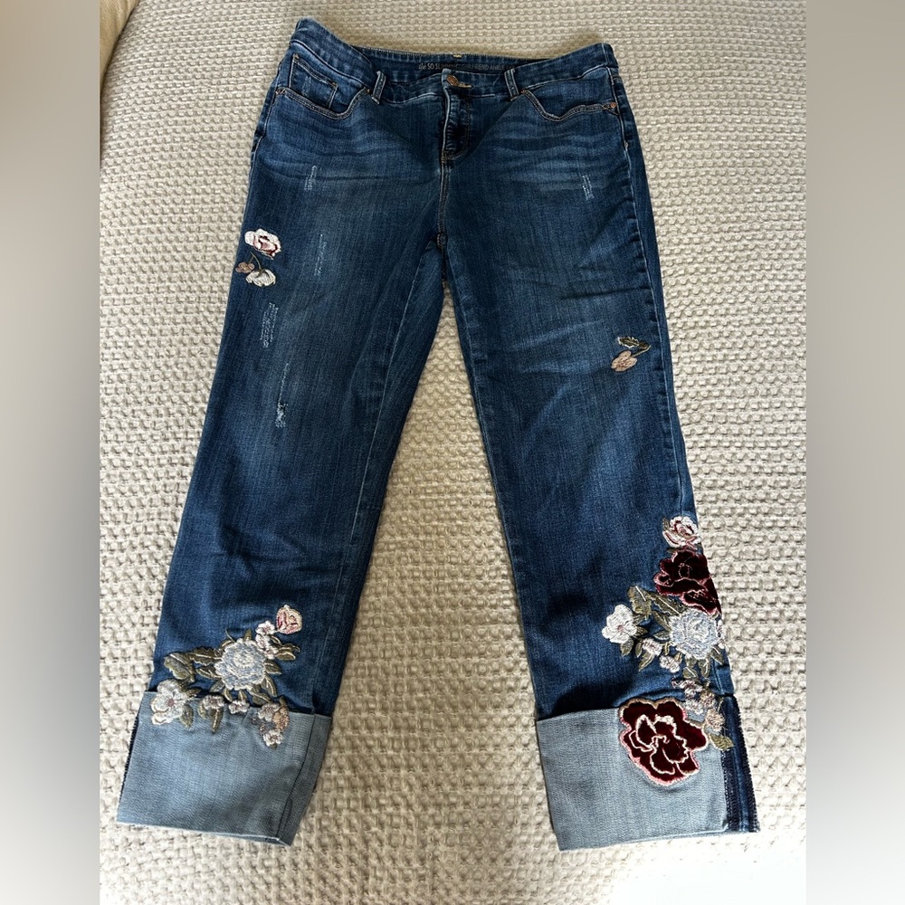 Chico’s So Slimming Girlfriend Ankle Jeans